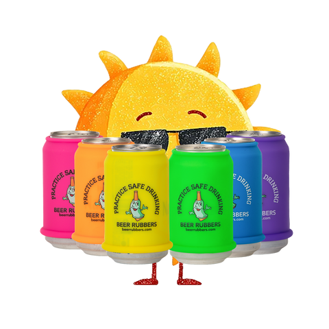 Day Drinker · 6 Pack Can Beer Rubbers