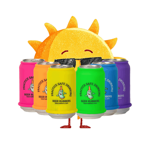 Day Drinker · 6 Pack Can Beer Rubbers