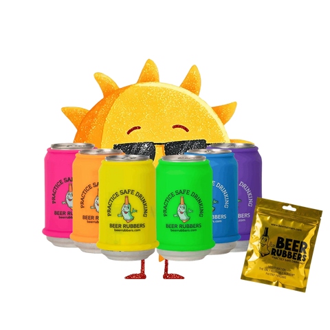 Day Drinker 6 Pack Can Beer Rubbers