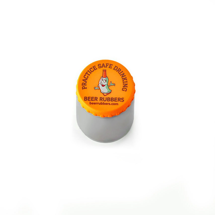 Orange Silicone Can Cap Cover