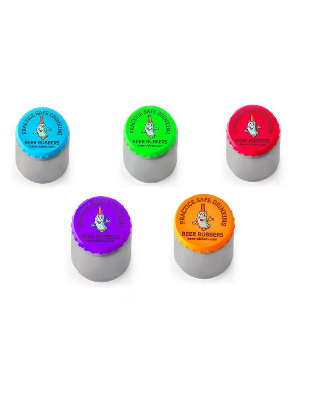 5 Silicone Can Cap Covers (each color)