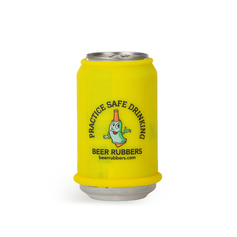 Neon Yellow can rubber