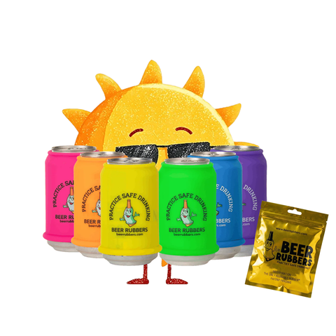 Day Drinker · 6 Pack Can Beer Rubbers