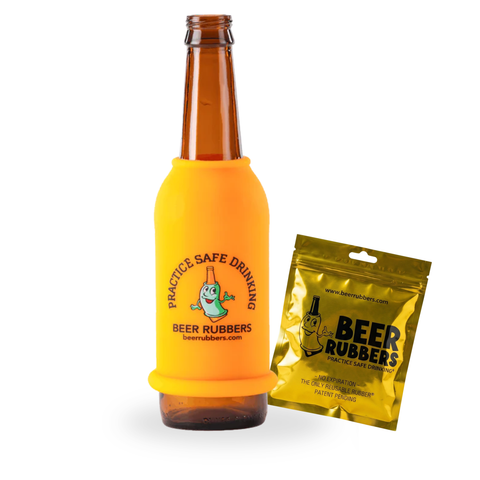 Neon Orange bottle rubber