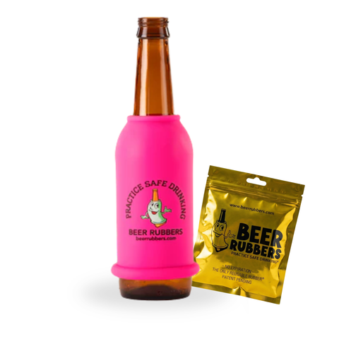 Neon Pink bottle rubber