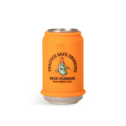 Neon Orange can rubber
