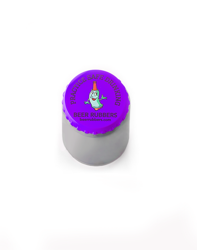 Purple Silicone Can Cap Cover