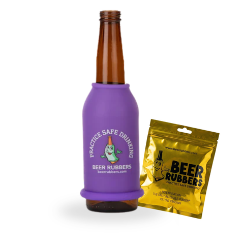 Purple bottle rubber