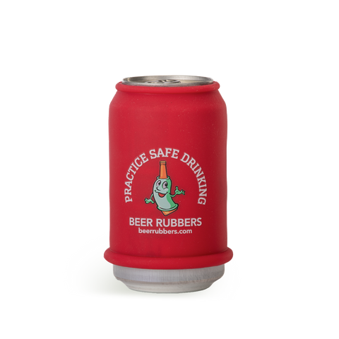 Patriotic Red can rubber