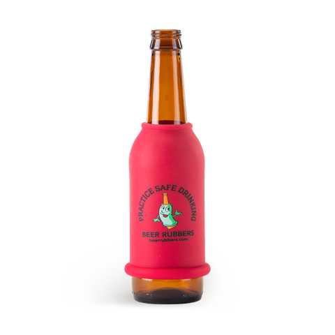 Patriotic Red bottle rubber